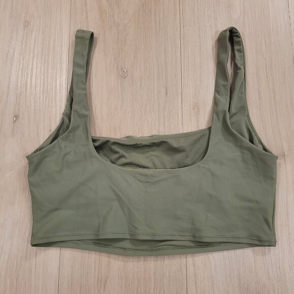 AERIE | Scoop Swim Bikini Top | Sz. L - Picture 3 of 5